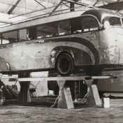 Kenteken: A 11663; Kromhout in de werkplaats, 1947, foto: <a href='https://www.flickr.com/photos/51293286@N04/15687956586/in/album-72157648692804537/' target='_blank'>Flickr - Hartenhof</a>
