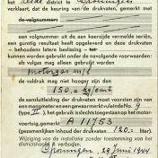 Kenteken: A 11753; Keuringsbewijs drukvaten 29 juni 1944, foto: H.J. Dijkhuizen