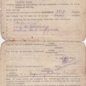 Kenteken: A 34776; Aangifte wegenbelasting, foto: M. A. Kamphuis-Grimmenga