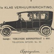 Kenteken: A 1172; Fiat, foto: Verzameling Briefhoofden en Rekeningen (909-0003-0029)