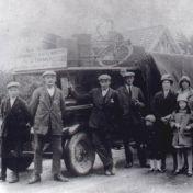 Kenteken: A 17545; Boderijder Kramer, 1930. foto: Collectie Gemeente Eemsmond