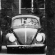 Kenteken: A 47668; Volkswagen, uitsnede foto Streekhistorisch Centrum Stadskanaal
