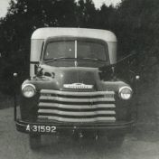 Kenteken: A 31592; Chevrolet vrachtwagen, foto: collectie Veenkoloniaal Museum (vm 3.0 ve in 159)