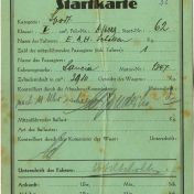 Kenteken: A 16029; Startkaart Internationales Klausenrennen uit archief W. A. Scholten (1100-393)