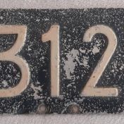 Kenteken: A 31226; Kentekenplaat uit de collectie van M.L. Kruijthof