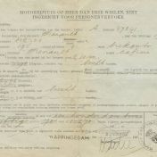 Kenteken: A 27241; Belastingkaart juli-september 1937, schenking A. van Drooge