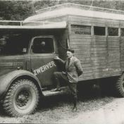 Kenteken: A 34551; Commer, foto: collectie Veenkoloniaal Museum (Bo 169)