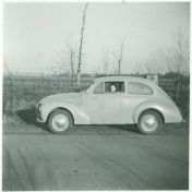 Kenteken: A 42889; Aero Minor, Stadspark maart 1949, foto: P. van der Laan