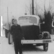 Kenteken: A 14517; MAN truck met Pieter Edens uit Farmsum, foto: J. Smits