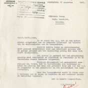 Kenteken: A 25577; Brief van J. B. Praktiek over zijn motor uit het archief van het Militair Gezag, DMC Veendam, 17-08-1945 (66-71)