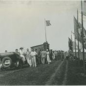 Kenteken: A 6624; Groningen, Eemskanaal, Nationale kampioenschappen roeien, 1926, foto: Fotoarchief K.G.R. De Hunze, inv. nr. 4