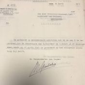 Kenteken: A 29387; Antwoord op vorderingsbevel uit archief Gemeente Leens (1256), foto: R. Mulder