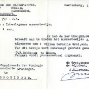 Kenteken: A 13225; Bijlage bij de registers van afgifte van nummerbewijzen (800-6159)