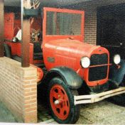 Kenteken: A 17026; Ford AA, Goor, 1984 bij de heer Heinhuis. foto: W. Schuitema
