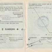 Kenteken: A 9761; Vergunningsbewijs 1949, foto: P. Faber