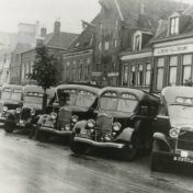 Kenteken: A 23082; Diamond T,  Groningen, Gedempte Zuiderdiep ca. 1935, foto: J. Harmsen