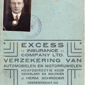 Kenteken: A 8450; Rijbewijs A. R. Prins, 1930-1932, foto: A.G. Prins