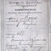 Kenteken: A 1377; foto: W. J. Nieboer