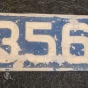 Kenteken: A 35604; Kentekenplaat, foto: advertentie Marktplaats