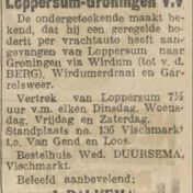 Kenteken: A 14567; Advertentie Nieuwsblad van het Noorden 1927, foto: H. E. Boonstra
