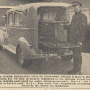 Kenteken: A 24485; Studebaker, foto: Nieuwsblad van het Noorden, 16-02-1939