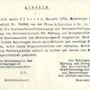 Kenteken: A 18243; Ausweis uit archief firma Duintjer (1958-113)