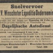 Kenteken: A 11529; Nieuwsblad van het Noorden, 20-02-1926, foto: H. E. Boonstra