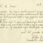 Kenteken: A 31725; Correspondentie over de motor uit het archief van het Militair Gezag, DMC Winschoten, juli 1945 (67-83)