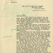 Kenteken: A 18868; Correspondentie over de Opel uit archief van het Militair Gezag, Provinciale Militaire Commissaris, 07-09-1945 (63-167)