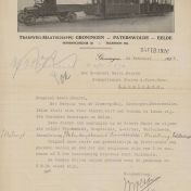 Kenteken: A 12342; Brief G.P.E. aan Gedeputeerde Staten, 1926, bron: Verzameling Briefhoofden en Rekeningen (909-0018-0045)