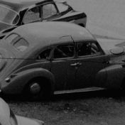 Kenteken: A 36196; Opel, Groningen, Gedempte Zuiderdiep 1954, foto: uitsnede 1785-25442.jpg; Fotograaf: Fotobedrijf Piet Boonstra