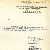 Kenteken: A 39150; Bijlage bij de registers van afgifte van nummerbewijzen (800-6159)