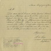 Kenteken: A 23939; Brief van Berend de Boer over de gevorderde Chevrolet uit het archief van het Militair Gezag, DMC Groningen, 26-06-1945 (65-48)