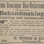 Kenteken: A 8065; Advertentie Nieuwsblad van het Noorden, 24-06-1924