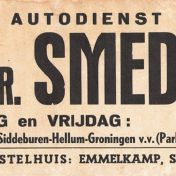 Kenteken: A 14705; Bodebord Gebr. Smedes, foto: A. Smedes