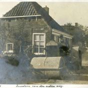 Kenteken: A 9000; Wegaanleg Bedum 11-05-1925. Foto uit fotoalbum Provinciale Waterstaat (2544-3226)