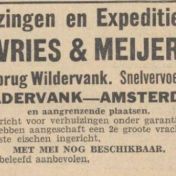 Kenteken: A 21906; Advertentie Nieuwsblad van het Noorden 25-04-1933, foto: H. E. Boonstra