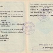 Kenteken: A 9761; Ontheffingsbewijs 1949, foto: P. Faber