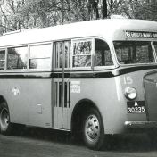 Kenteken: A 30235; Kromhout 1939, foto uit fotoalbum Trambedrijf gemeente Groningen (2139-30)