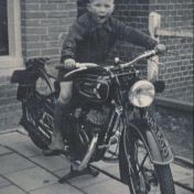 Kenteken: A 45800; Gerard Pol op de Maico motor, Wehe den Hoorn, foto: H. Zandt
