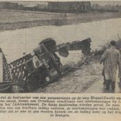 Kenteken: A 47719; Dodge vrachtwagen in het Lichtmiskanaal bij Lichtmis, Nieuwsblad van het Noorden, 23-11-1951