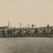 Kenteken: A 976; Finish van de Wanderer-rit, Hannover 14-06-1921, foto: J. Heemstra