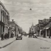 Kenteken: A 9855; Veendam, Kerkstraat ca. 1945 (1986-18280)