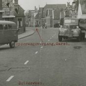 Kenteken: A 37187; Dodge, Winschoten 8-5-1954, foto uit archief Kantongerecht Winschoten (154-8_33)