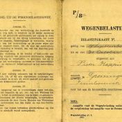 Kenteken: A 21109; Wegenbelastingkaart 1932