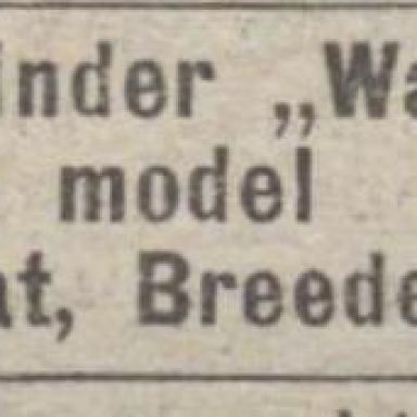 Kenteken: A 943; Advertentie Nieuwsblad van het Noorden, 28-09-1914