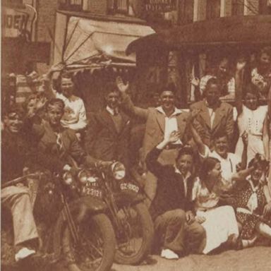 Kenteken: A 23121; Alkmaar, foto: "Het Noorden in Woord en Beeld" 29-06-1934