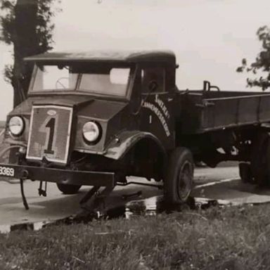 Kenteken: A 29369; Ford dumptruck, foto: facebookpagina old sibboern