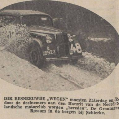 Kenteken: A 16923; Opel,  Nieuwsblad van het Noorden, 9-5-1938