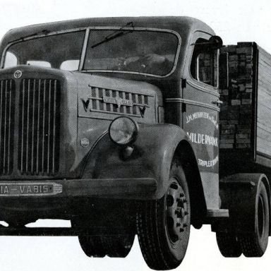 Kenteken: A 14149; Foto uit de folder "Bouwt met hout van Meihuizen"